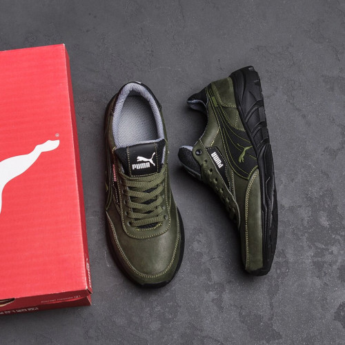 Кожаные мужские кроссовки Puma Anzarun