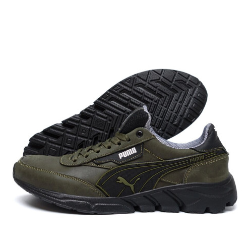 Кожаные мужские кроссовки Puma Anzarun