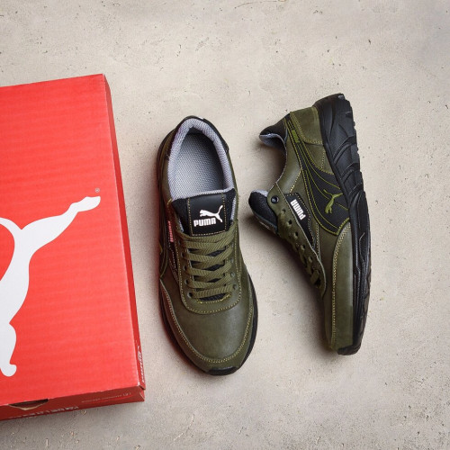 Кожаные мужские кроссовки Puma Anzarun
