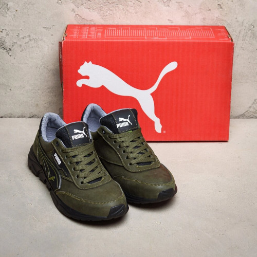 Кожаные мужские кроссовки Puma Anzarun