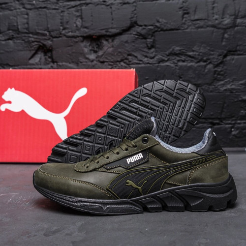 Кожаные мужские кроссовки Puma Anzarun